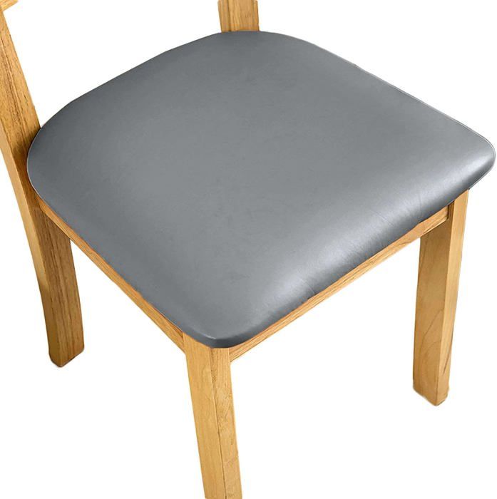 Lot de 4 housses de chaise de salle à manger en cuir PU