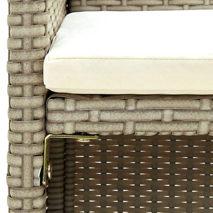 Bon plan Canapé de jardin - JILI HOT - Canapé fixe/sofa Balcon à 2 places avec coussins Beige - Résine tressée Thome5234520