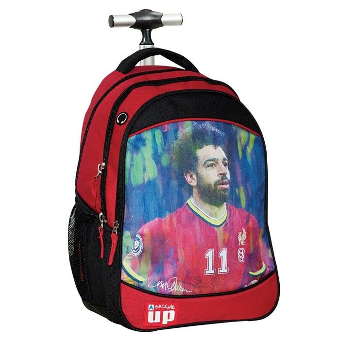 Sac à dos à roulettes Football Salah 48 CM - Cartable Sac à dos à roulettes Football Salah 48 CM - Cartable