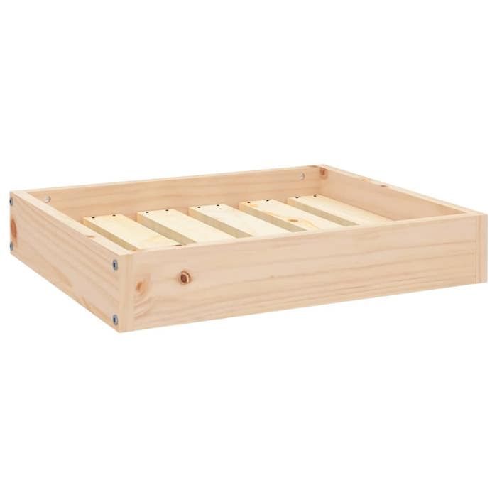 Réduction - Lit pour chien VIDAXL charge maximale : 50 kg 515x44x9 cm Bois de pin solide @76683