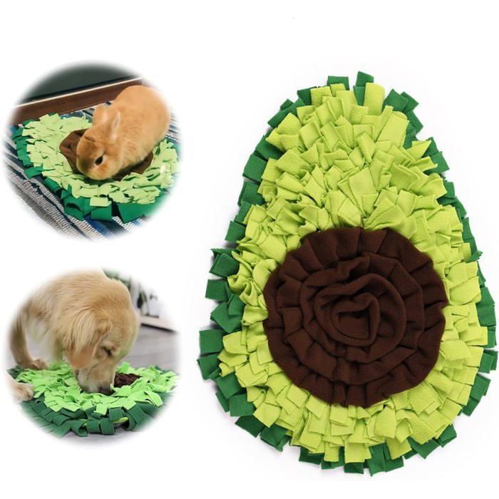 Tapis à Renifler pour Chiens - Tapis de Fouille Chien Tapis éducateurs pour Chiens Coussinets Slow Food pour Chiens Mu AIRE DE JEU