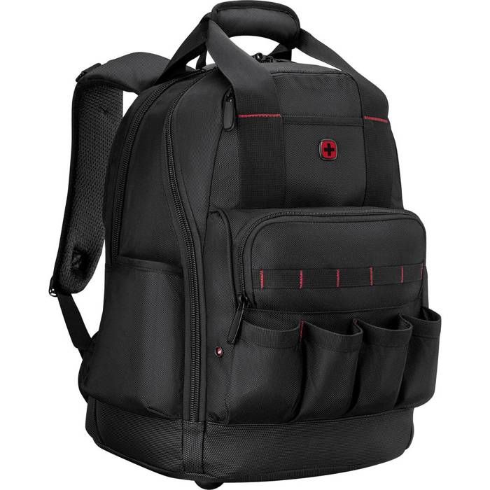 Wenger Tool Backpack Advanced — sac à dos outil 16 (40 6 cm) noir en PET recyclé Wenger Tool Backpack Advanced — sac à dos outil 16 (40 6 cm) noir en PET recyclé