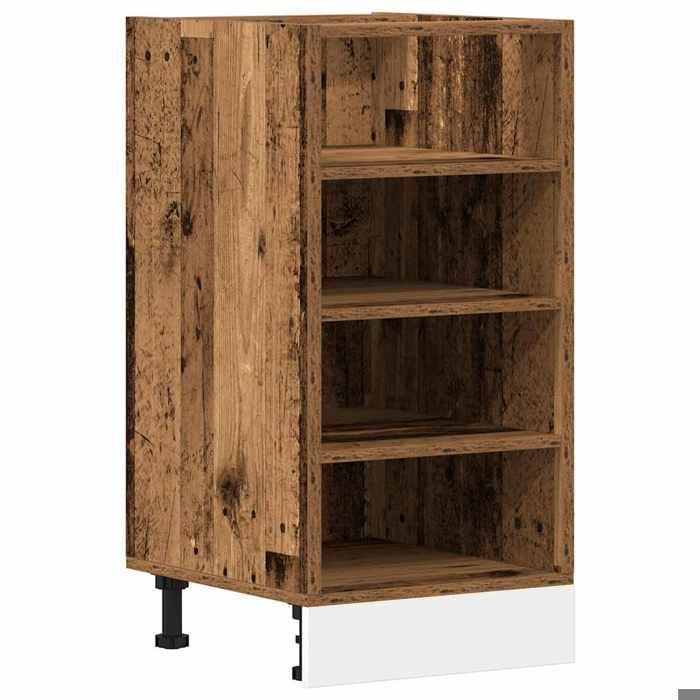 Soldes FlottantsSupport pour cuisine 1 PCS - Cabinet/Meuble bas de cuisine - Riga Bois ancien 40&nbsp;x&nbsp;445&nbsp;x&nbsp;815&nbsp;cm Bois dingénie