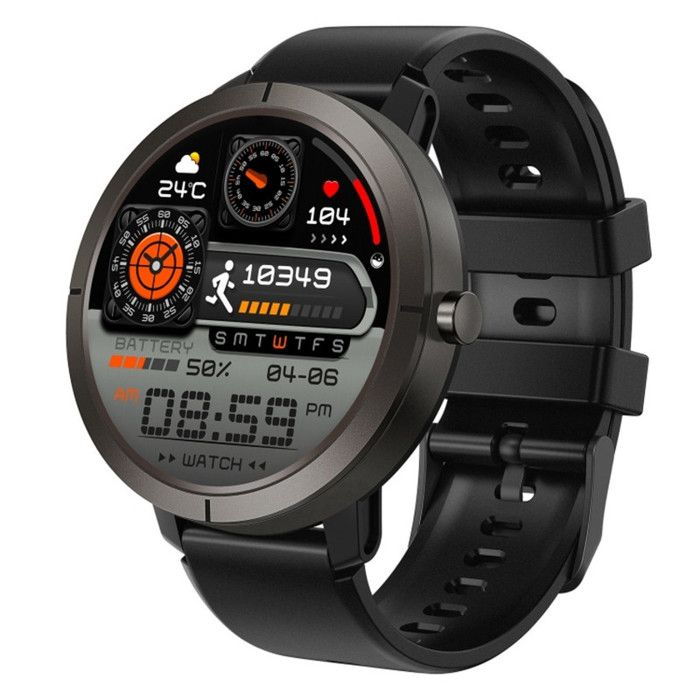 Montre connectée GPS 2026 1 32 AMOLED 5ATM avec tracker d’activité et lampe de poche pour sport homme femme.