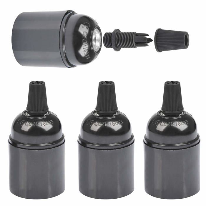 Douille e27 Lot de Douille à ampoule vintage 250v électricité Suspension luminaire éclairage cafétéria suspension (38 * H50mm)