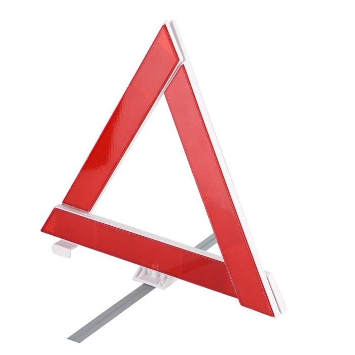 Ashata triangle réfléchissant de voiture Panneau de signalisation  triangulaire réfléchissant de voiture pliable Panneau - Cdiscount Auto