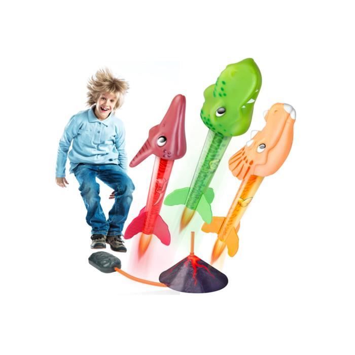 Jouets pour garçon de 6 ans, cadeau de fusée spatiale pour 3 4 5 7 8 9 ans  Lance-roquettes Jouet, Enfants Jeux de plein air Cadeau pour garçon Fille  Anniversaire Cerf-volant Enfant