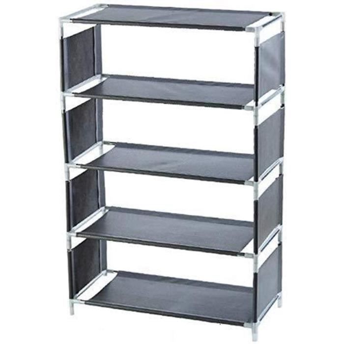 Étagère à Chaussures Multicouche En Tissu Non Tissé - Armoire De Rangement Pliable