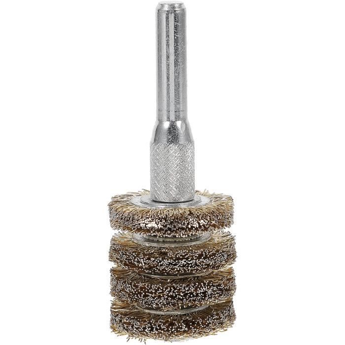 Brosse à Bonsaï CHENGGONG Avec Poignée Plastique - Brosse Métallique Antidérapante Pour Nettoyage Jardin
