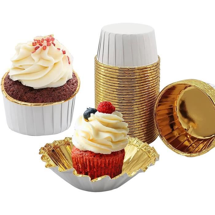 Caissettes De Pâtisserie, 50 Pièces Caissettes Cupcake, Papier À Cupcake,  Moules À Gâteaux En Papier, Idéal Pour Les Cupcake[u252] - Cdiscount Maison