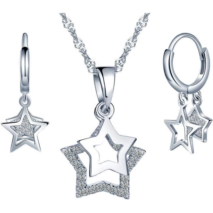 Lingue 100 ti amo collana con zircone 925 argento Sterling