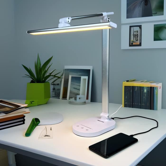 Lampe LED sans fil, Rechargeable, à intensité réglable, luminaire décoratif  d'intérieur, idéal pour un bureau, un Bar, une chambre à coucher ou un