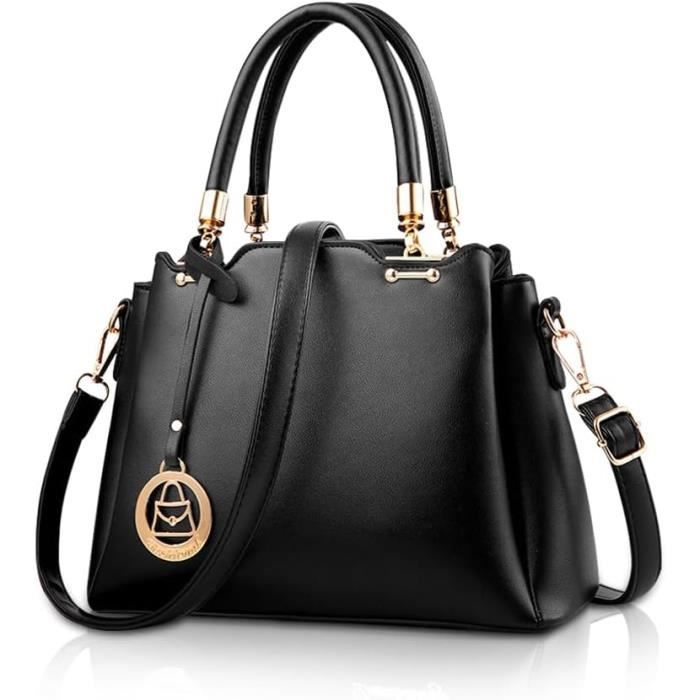 Petit Sac Main Femme Tendance Sac Pu Style Cuir Cabas Sacs Port