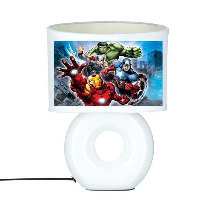 Lampe de Chevet Avengers - Lampe Avengers Personnalisée