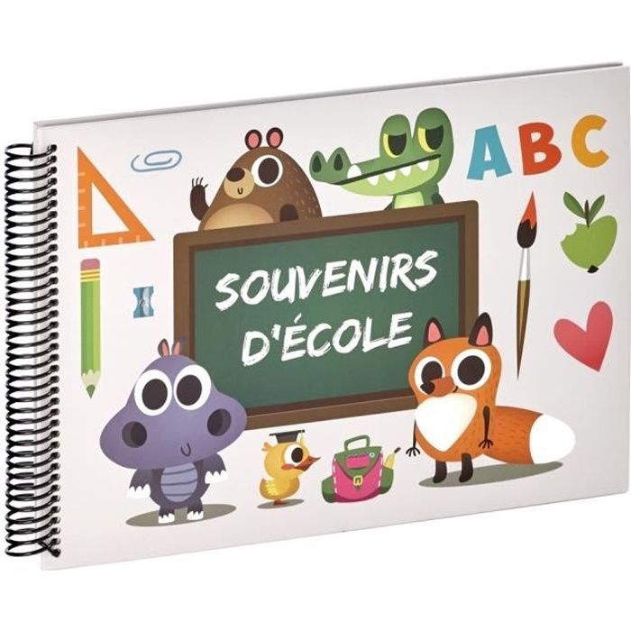 EMOTION Album photo scolaire ABC Souvenirs d'école 32x24 cm