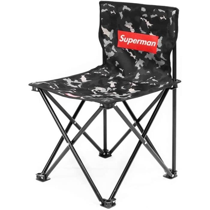 Chaise Pliante De Camping – Métal Robuste, Tissu Polyester Vert Olive – Dimensions 57x48x85 Cm – Légère Et Portable