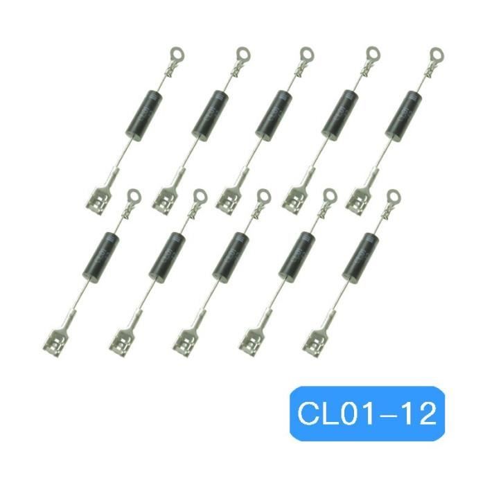 Diodes Redresseurs Philips BYW95A - 200V 3A, à Récupération Rapide, Lot De 10 Pièces, Neufs (stock De Surplus, Emballage D'origine)