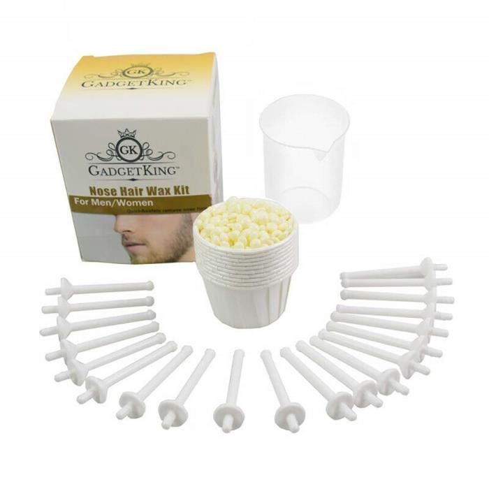 GadgetKing Nez Epilation Cire Kit Oreilles Nasales Cheveux Indolore