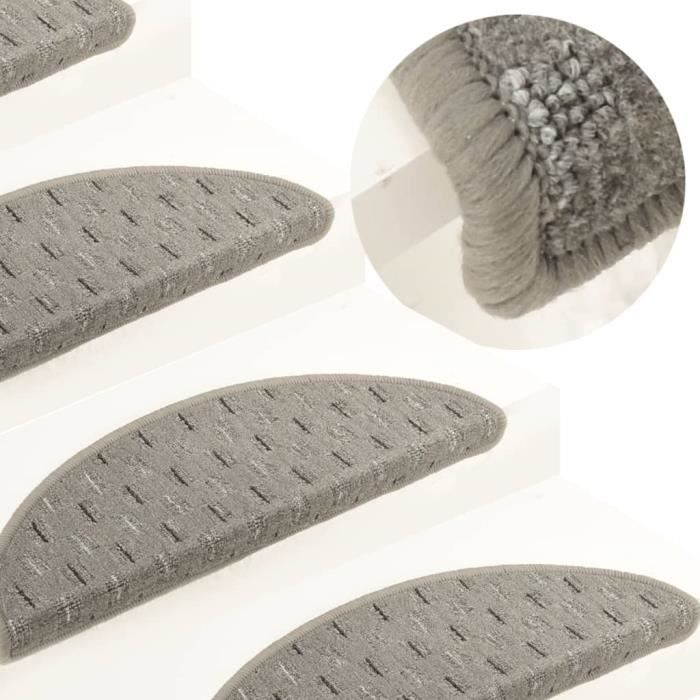 Tapis Antidérapant Escalier Caoutchouc Spurtar 65x25cm Lot De 5 - Intérieur Extérieur