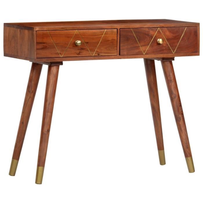 CHEZ💧8755Ergonomique - Table Console décor Bureau table de maquillage - Console Scandinave Armoire console Table d’appoint Table de