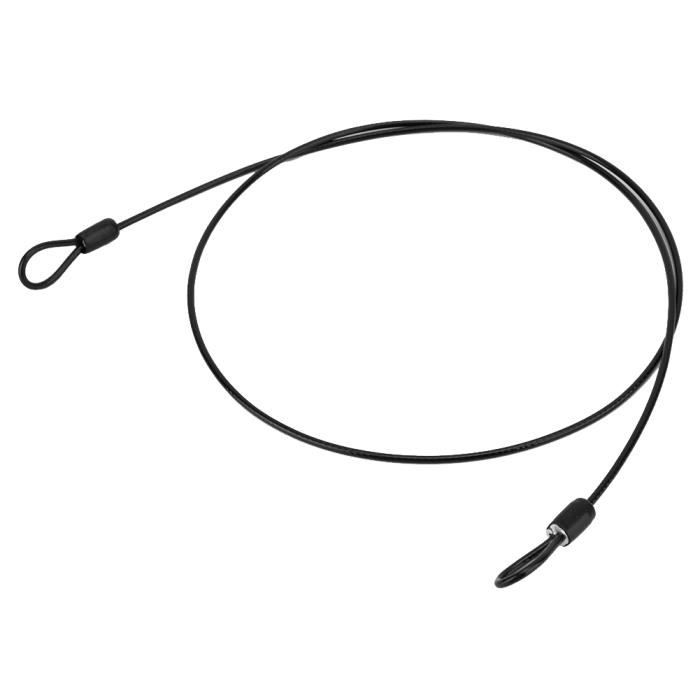 Sonew Câble antivol pour vélo Câble de Verrouillage Antivol en Acier Inoxydable pour Vélo de Sport Scooter de Vélo (Noir)
