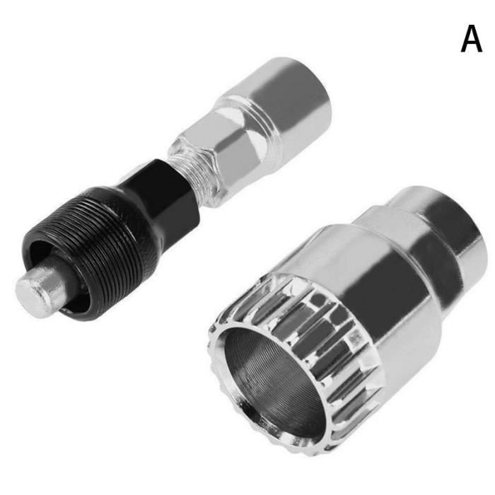 Extracteur De Manivelle QWORK Pour Vélo - Acier Carbone Trempé, 8x2.4x2cm, Compatible Conique, Pour VTT Et Route