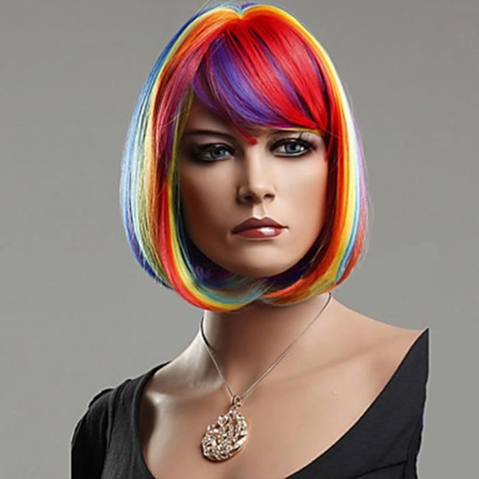 Perruque Courte Pour Femmes, Perruque Cosplay Doublure Respirante Facile Utiliser Pour F Tes Perruque Courte Pour Femmes, Perruque Cosplay Doublure Respirante Facile Utiliser Pour F Tes