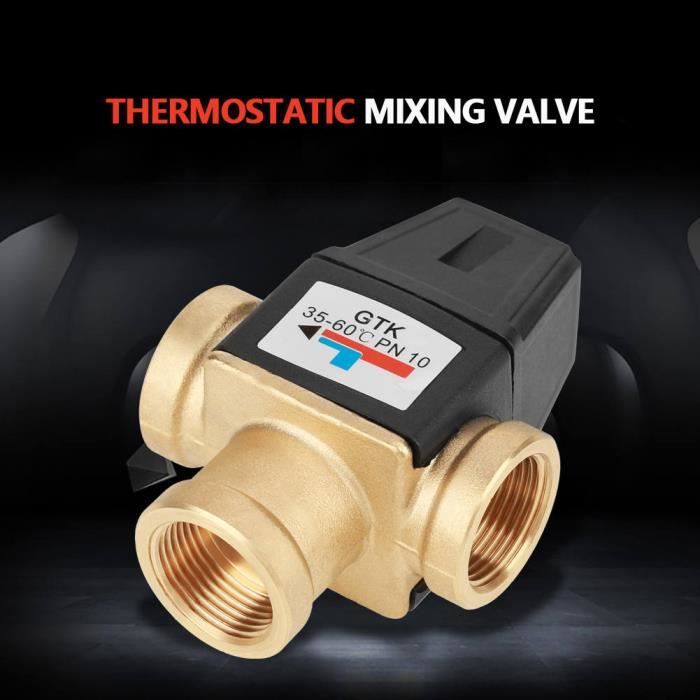 Vanne Mélange Thermostatique Grue 15 Mm En Cuivre - Neuf Sous Emballage - Pour Installation Sanitaire