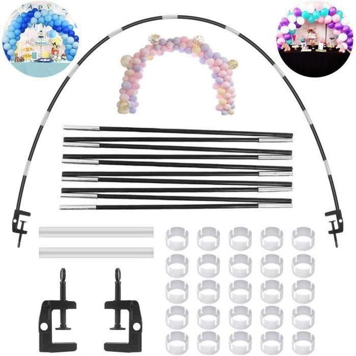 Kit D'Arche De Ballon De Table Avec Support De Ballon Réglable Pour Fête, Fête D'Anniversaire