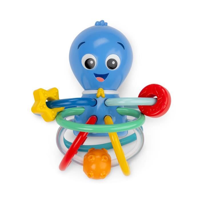 BABY EINSTEIN Ocean Explorers Opus' Shake & Soothe Anneaux de Dentitions, jouet et hochet, dès la na