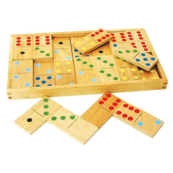 Cayro - Dominos Pour Enfants - Pour Enfants à Partir De 2 Ans - Dominos En Bois - Pièces En Bois