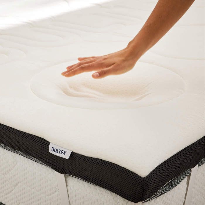 Surmatelas mémoire de forme 160x200 moelleux Bultex Memomax Surmatelas mémoire de forme 160x200 moelleux Bultex Memomax