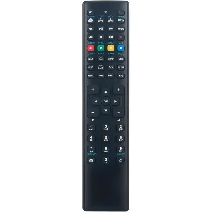 Télécommande Remplacée Convient Pour Medion Led Lcd Tv 40028215 Md21016 Md21271 Md30945Be-A