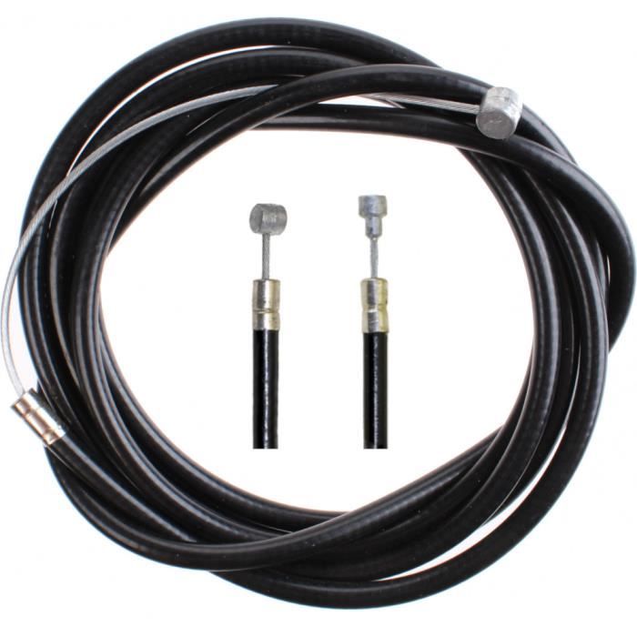 Kit cable et gaine de frein velo arriere noir CYCLINGCOLORS Longueur 1600 1750mm VTT et route Cdiscount Sport