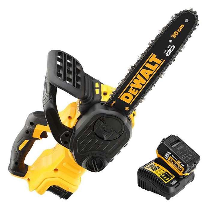 Motosierra 18 V + 1 batería 5 Ah + cargador