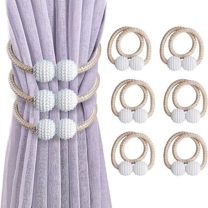 Lot De 26 Boutons Magnétiques Pour Rideaux - Aimants Argentés Anti-Lumière - Pour Chambre, Salon