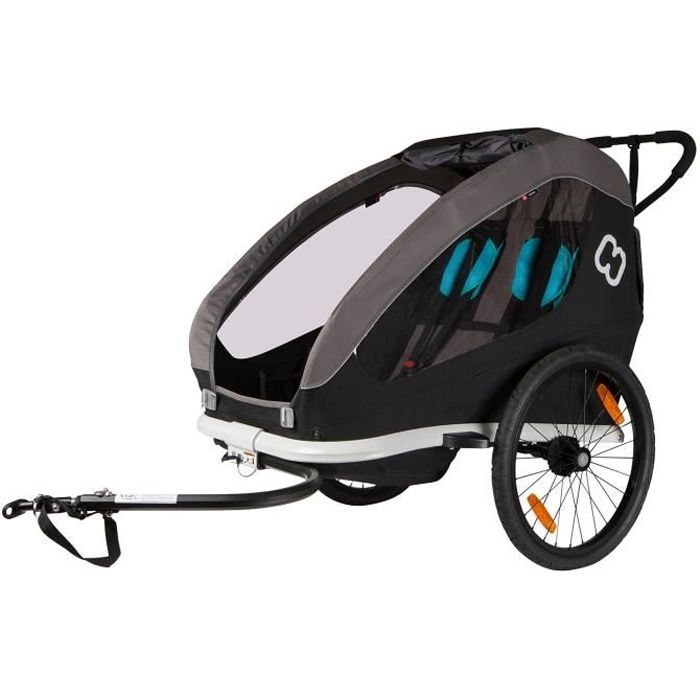 Remorque de vélo pour enfant Hamax Traveller - Marque HAMAX - Couleur principale Noir