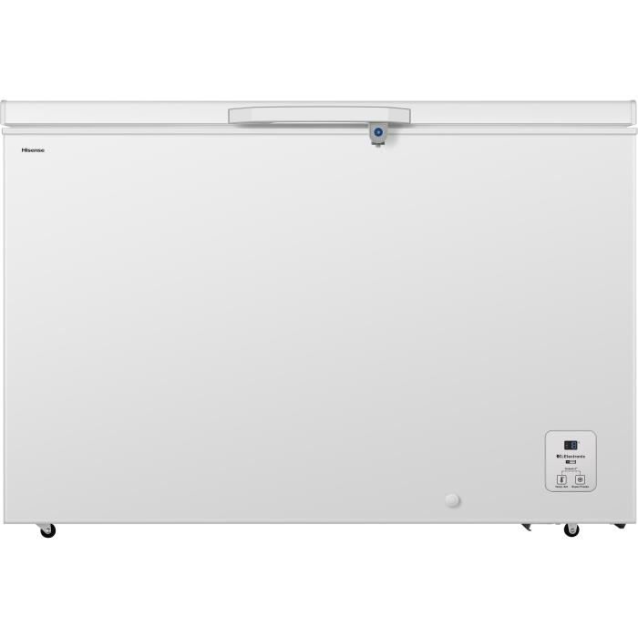 Congélateur coffre - HISENSE - FC484D4AWLYD - 2 paniers - 372 L - Eclairage Led - Classe D - Hisense