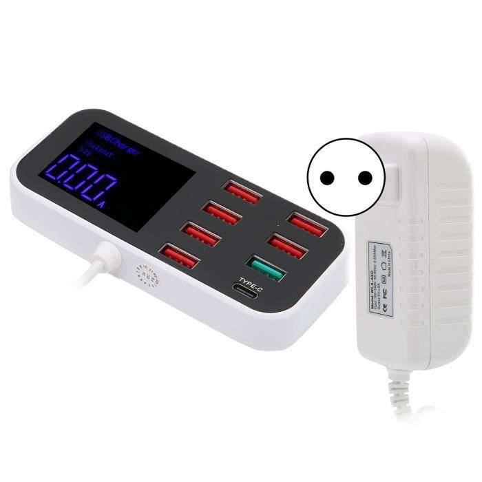 Station De Charge Double Pour Batteries Arlo Ultra 4K / Pro 3 - Affichage LED, USB-C, Charge Simultanée 2 Batteries
