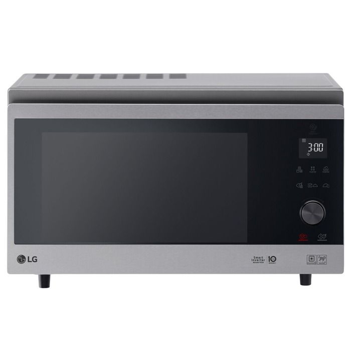 LG NeoChef MJ3965ACS Four micro-ondes combiné grill pose libre 39 litres 1100 Watt argent noble