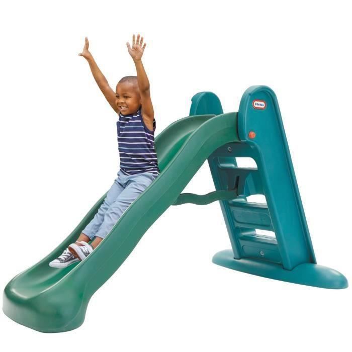 SHOT CASE Little Tikes Grand Toboggan Go Green en Plastique Recyclé Pour Extérieur ou