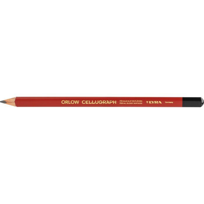 Stylo Marqueur Lyra Orlow Cellugraph 12st. Rouge 24cm - Pour Marquage Sur Verre, Métal, Bois, Céramique, Facile à Effacer - 2