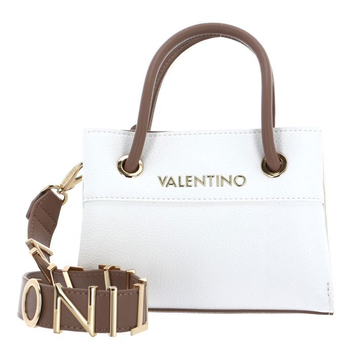 VALENTINO Sac à main blanc marron pour femme - Alexia Tote S Bianco / Cuoio 200867 VALENTINO Sac à main blanc marron pour femme - Alexia Tote S Bianco / Cuoio 200867