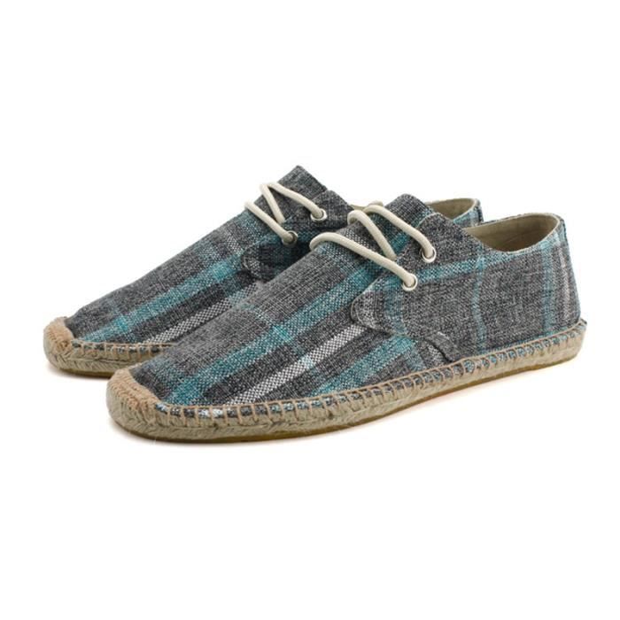 espadrille homme avec lacets