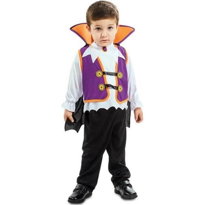 Fiestas Guirca Costume Vampire Bébé - Chemise Cape Pantalon Pour Halloween Et Fêtes Enfant 12-18 Mois