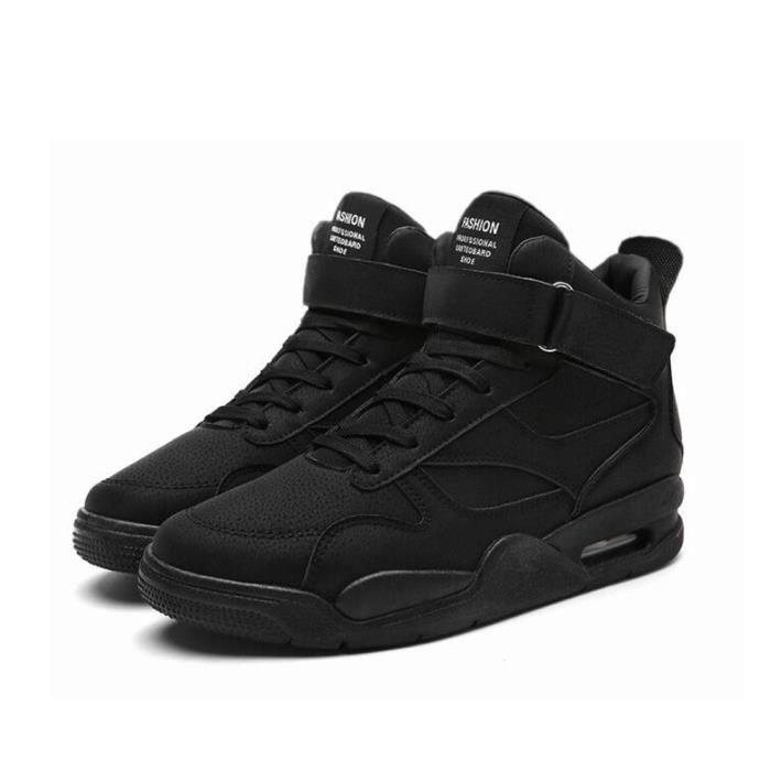 Chaussures Chaussures homme Baskets et chaussures de sport Baskets montantes Chaussures hautes noires et grises 