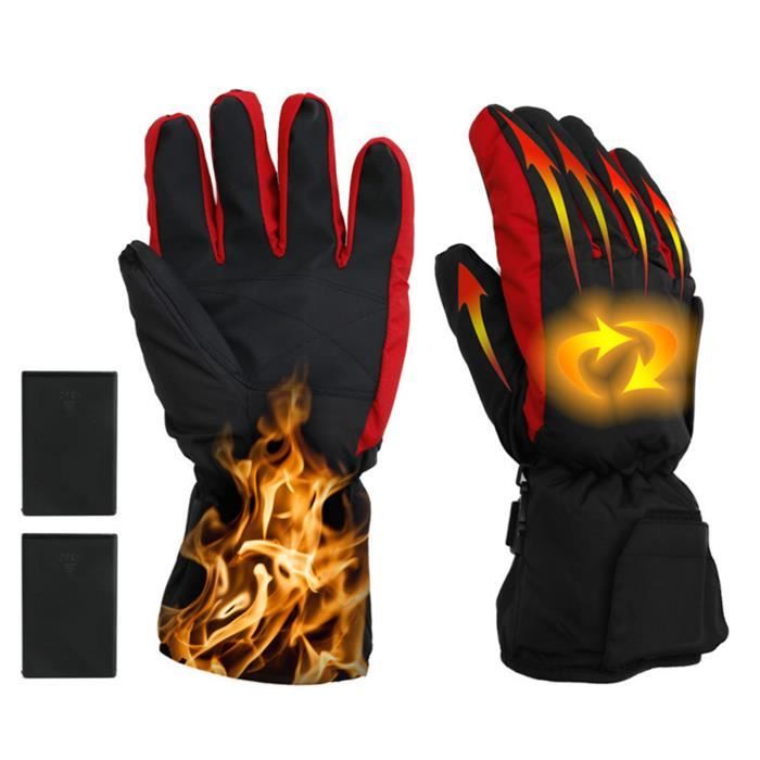 3 Paires Gants Molleton Enfants 5-8 Ans - Gants Hiver Chauds Garçons Filles Gris/Bleu/Noir