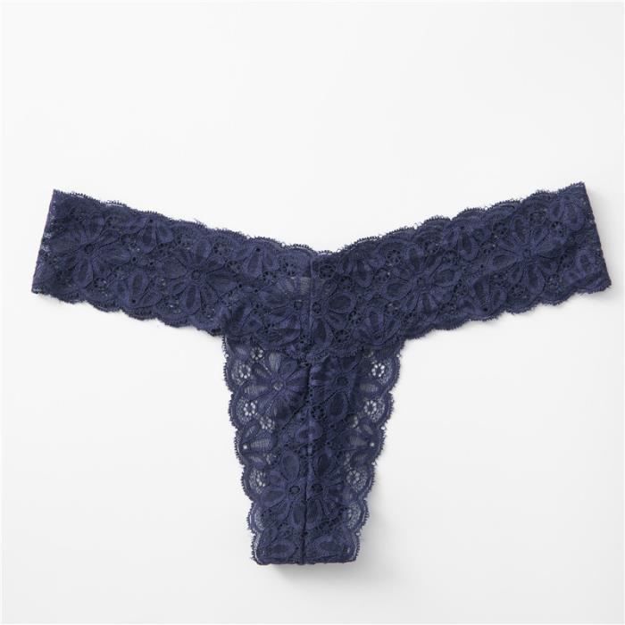 Shorty En Dentelle Pour Femmes - Culotte Taille Basse, Motif Floral Sexy - Lingerie Confortable Et Féminine - 10