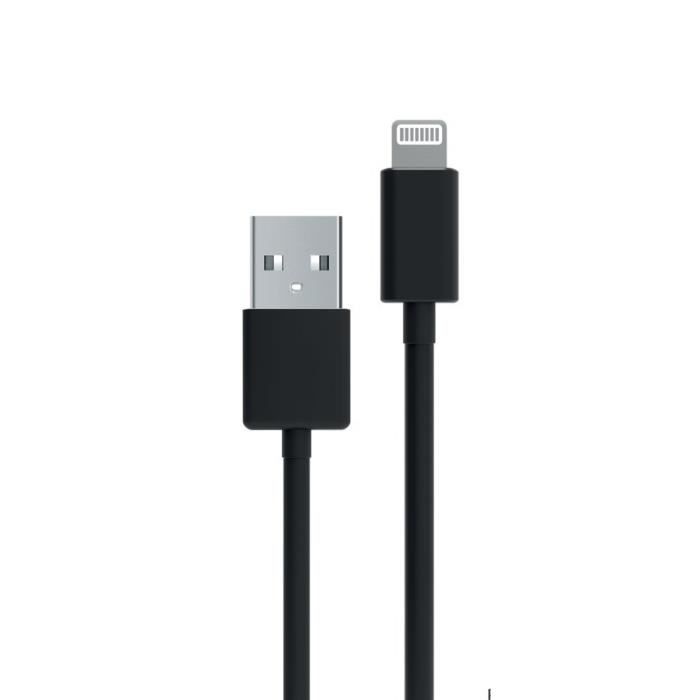 MYWAY CABLE USB-A LIGHTNING 1M NOIR