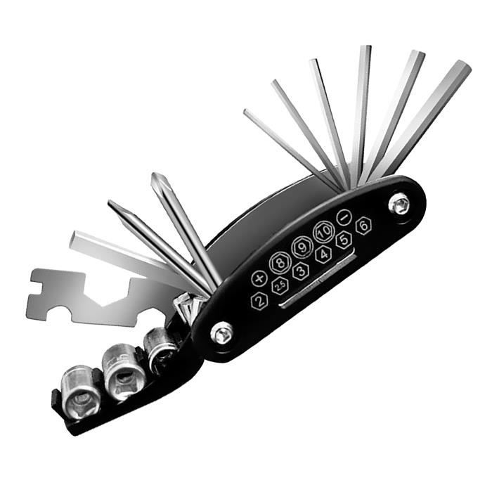 Pince Pliante Pour Cadre De Vélo Pliant - Clé De Serrage Charnière En Aluminium CNC - Noir - Léger 31.8g